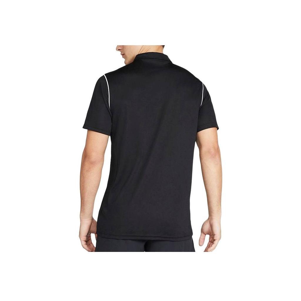 Nike Logo Embroidered Polo Slim Fit Short Sleeve Shirt Men shirts Black BV6879-010