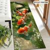 1Pcs Koi Carp Long Strip Non-Slip Washable Area Rug Runner for Entryway, Living Room, Bedroom & Patio