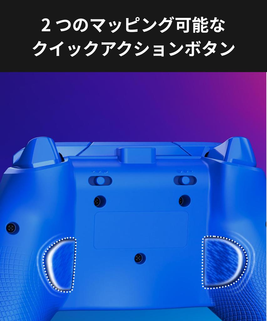TURTLE BEACH Afterglow Wave Blue Wired USB Officially Xbox Compatible with PC and Trigger Mappable Rear RGB Chat Ergonomic Design Warranty Controller,