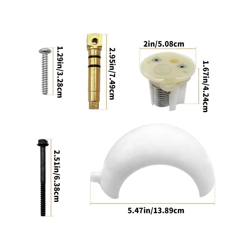 Set Efficiente Sfera per Scarico WC 385318162 600342537 600342766 Per Migliore Igiene Durata Assicura Igiene Ottimale