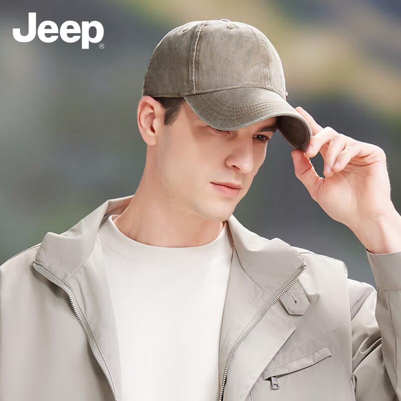 Jeep Cappellino da Baseball da Uomo Quattro Stagioni Outdoor Trendy Vintage Cappello con Visiera Anatra Unisex Cappello da Sole