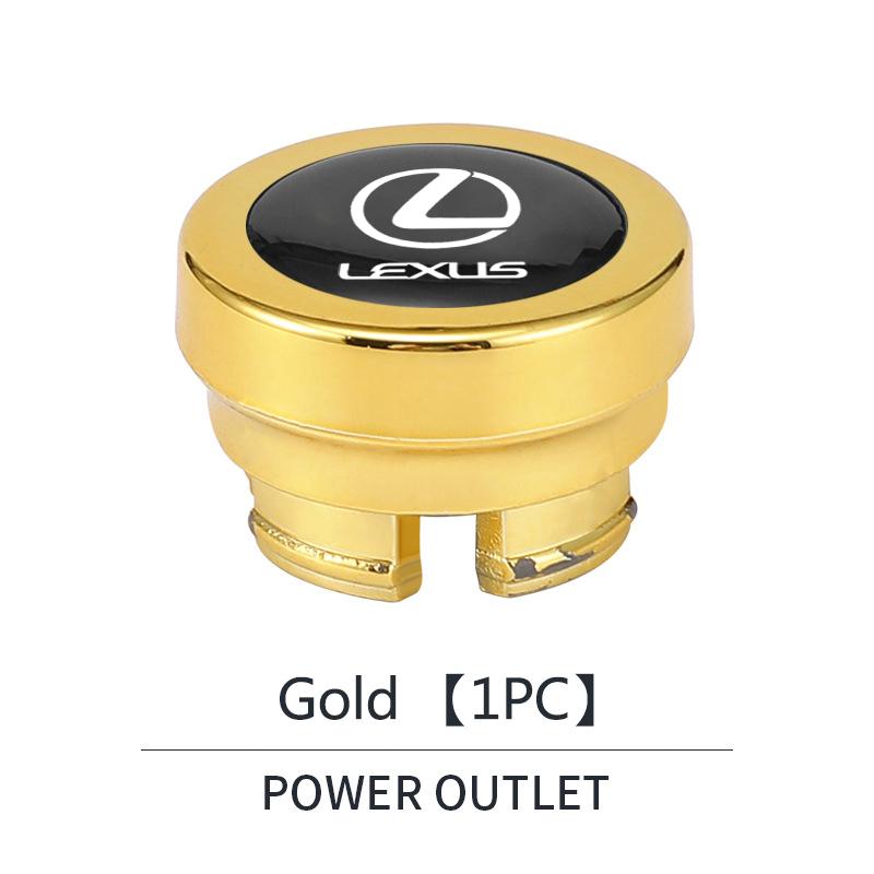 Car Cigarette Lighter Cover Button Protective Anti Dust Cap For Lexus IS250 Ct200h LS430 LX570 NX300h IS300h RX330 ES300h UX250h AEJ1