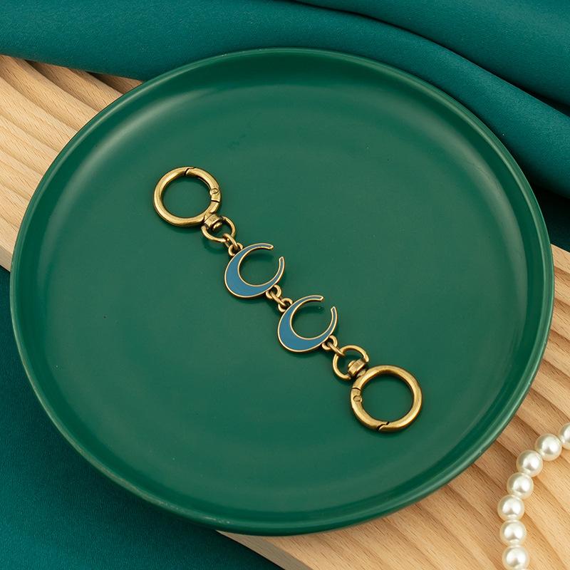 Bag Extension Chain Pearl Metal Accessories Love Buckle With One Shoulder Mahjong Armpit China-Chic Style