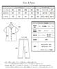 SAZAC Cosmic Hangyodon Shirt Powder Stretch Short Sleeve and Long Pants Loungewear Pajamas, Fabric, Women's Set, (Navy/L/SAN1953)
