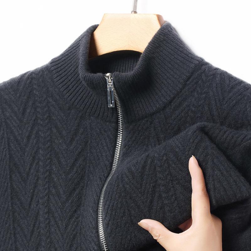 

2025 Thickened Wool Cardigan: Fashionable Plus-Size Knitwear for Autumn/Winter 175
