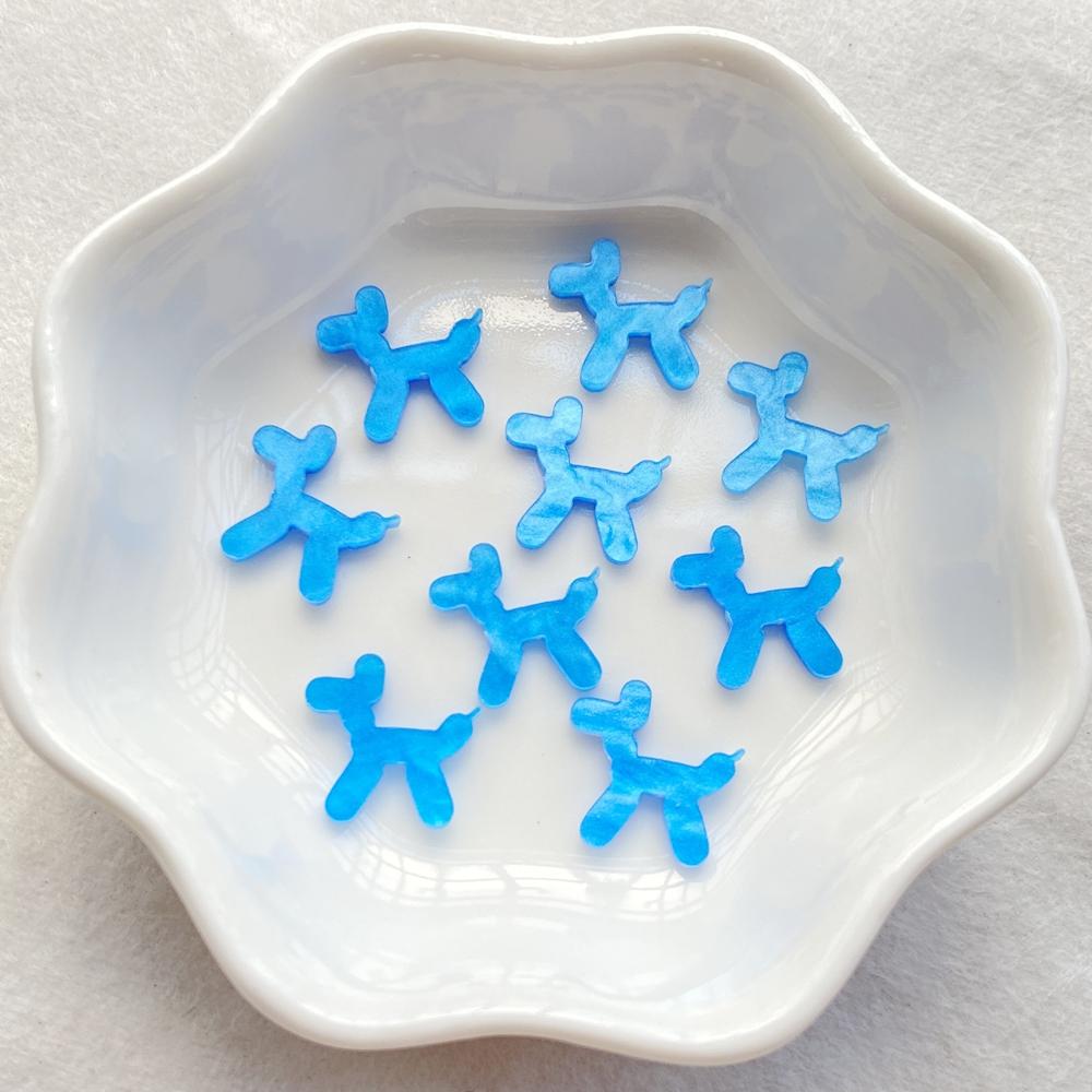 

50Pcs New Mixed Nail Art Resin Colorful Dog Designer Charms Rhinestones DIY Craft For Nail 3D Decorations