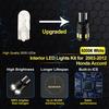 EASY EAGLE LED Interior Car Lights for Honda-Accord-2003-2012: 12 Piece Kit White LED Light Bulbs - Super Bright 6000K + Install Tool