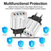 European Standard 4-Port 5V/2.4A USB Travel Charger