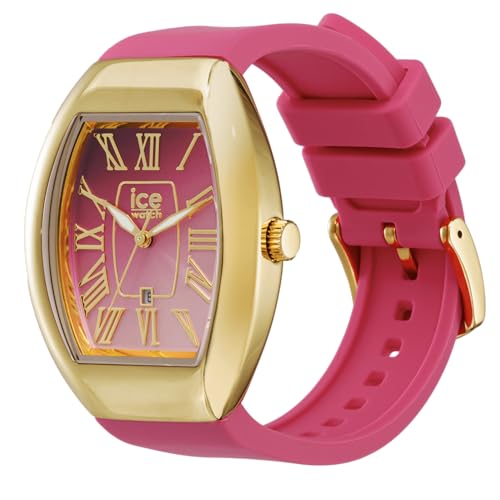 Ice Watch Ladies Wristwatch 024050 Dome Metal Pink Gold Small Second Hand Date Official Dealer
