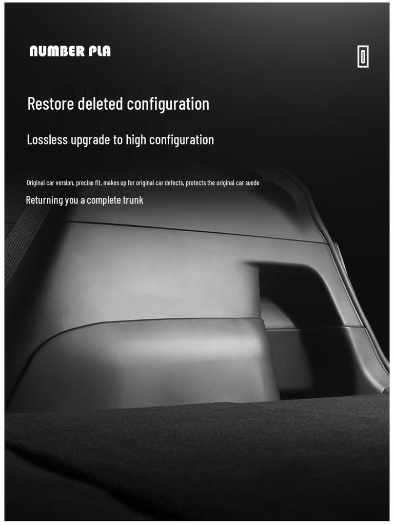 Tesla Trunk and Side Protector Decorative Modification Accessories