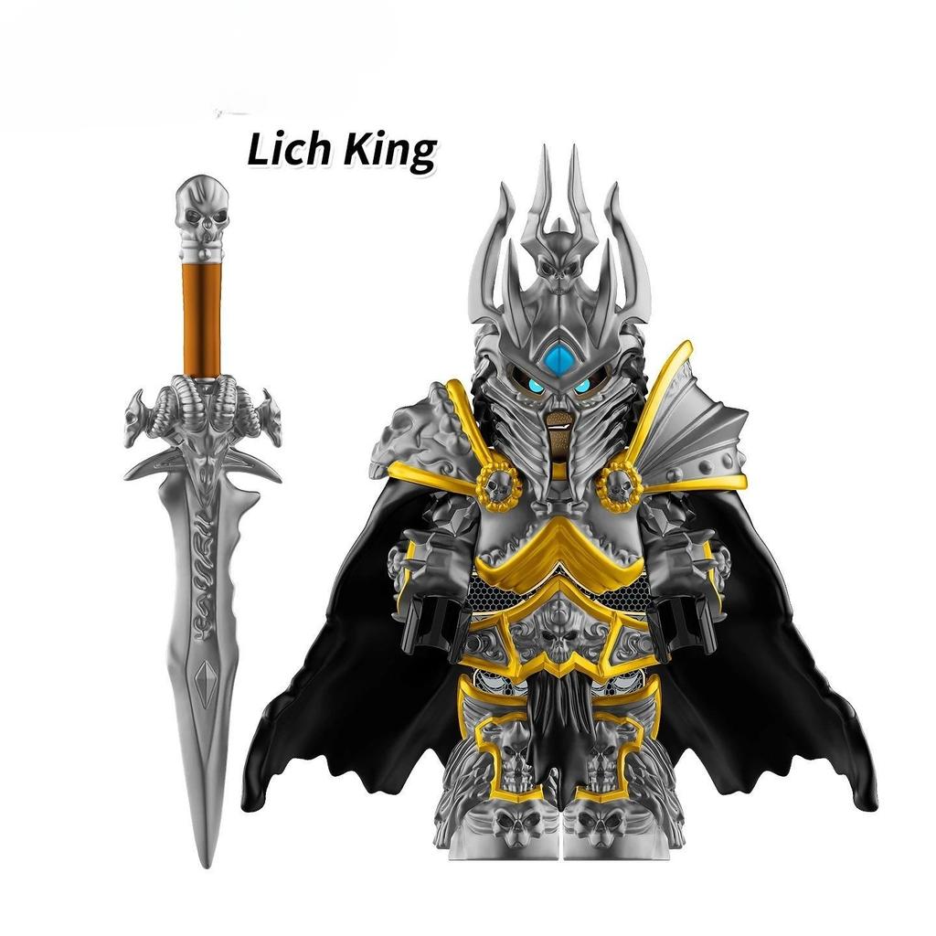 Medieval Stormwind Soldiers World Of Warcraft Wow Building Blocks Lich King Mini Action Figure Toys Gifts Dt014