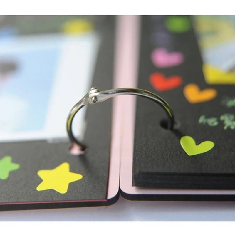 6palcové DIY dřevěné fotoalbum Vzpomínky Život Fotokniha Scrapbooking Kniha záznamů Dárek k výročí Fotoalbum