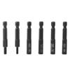 Dual-Head Tooth Screwdriver Bit with Hex Shank for External/Internal Thread Locking Nut/Self-Tapping Sleeve