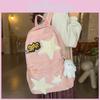 Adorable High-quality Backpack For Middle School Girls Vibrant Colors And Cartoon Patterns