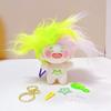 Missing Teeth DIY Hairstyle Plush Doll No Clothes Funny Toothless Doll  Pendants