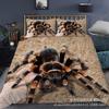 Spider Quilt Set Three-Piece Polyester 90G Abraded 3D Digital Four-Piece Bedding Set