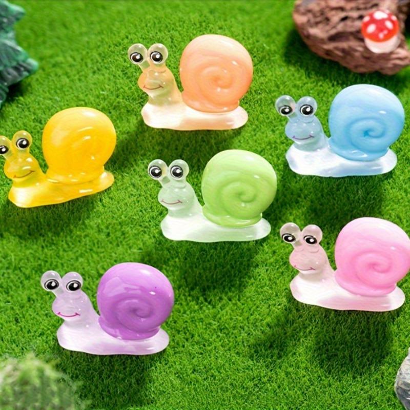 

Courtyard Lawn Gardening Night Light Snail Decoration - Cute Colorful Garden DIY Courtyard Landscape Decoration 5pcs різнокольоровий