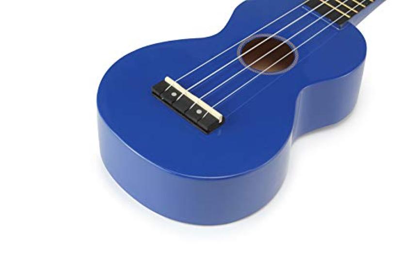 MAHALO Rainbow Series MR1 Soprano Ukulele, Blue