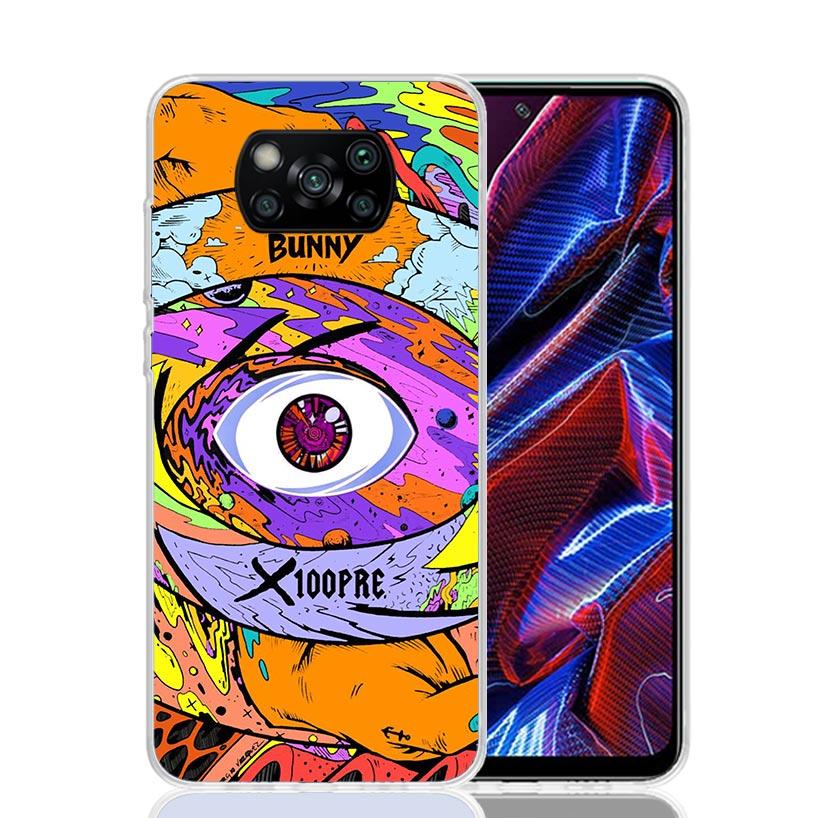 Bad Bunny X100pre Phone Case For Xiaomi Poco X7 X6 X5 Pro F7 Ultra Redmi 15C 15 13 13C 12 12C 10 10A 10C 9 9A 9C 9T Cover Poco X
