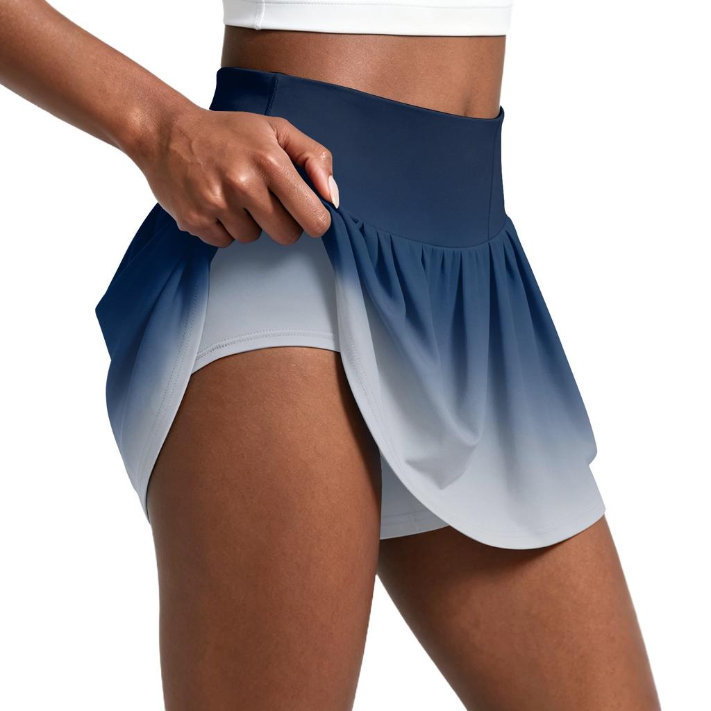Women Pleated Tennis Skirt with Inner Shorts High Waisted Athletic Golf Skorts for Workout Running Training Casual Wear