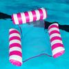 Inflatable Float, Water Hammock, Adult Float Bed, Strong Buoyancy, Three Floats, 130122cm (Multicolored), 120kg Weight Capacity, Includes 2 Repair