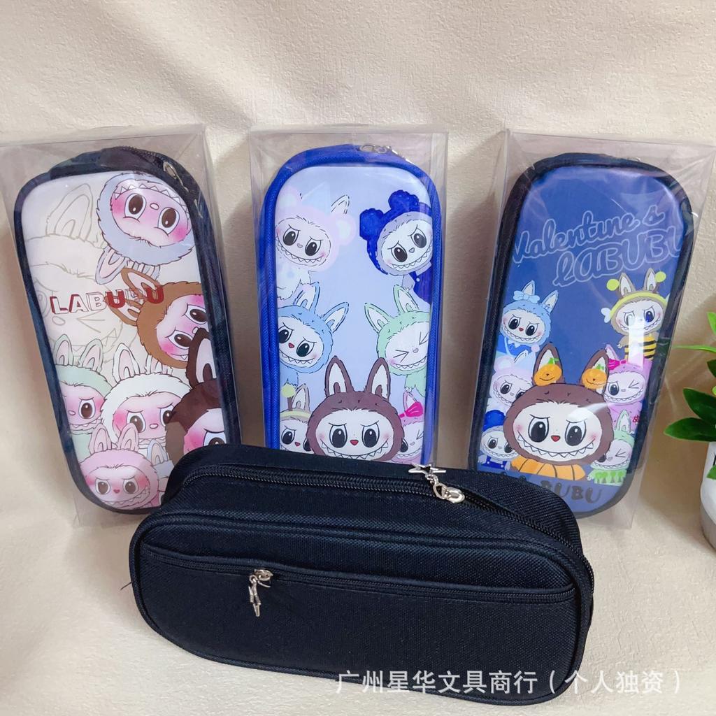 New cute cartoon styling pencil bag student high value large capacity stationery bag storage bag ins wind pencil bag