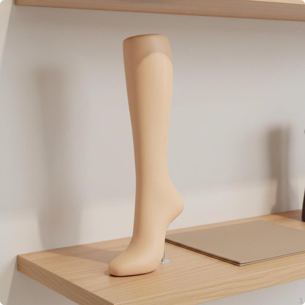 Foot Model Photo Prop Sock Leg Realistic Shape Mannequin for Online Selling