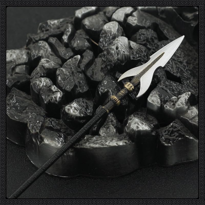 [Nekogamiyama] Ancient Chinese Weapon, Overlord Xiang Yu's Spear, 22cm Long / Miniature Figure, Collectible, Interior Decor