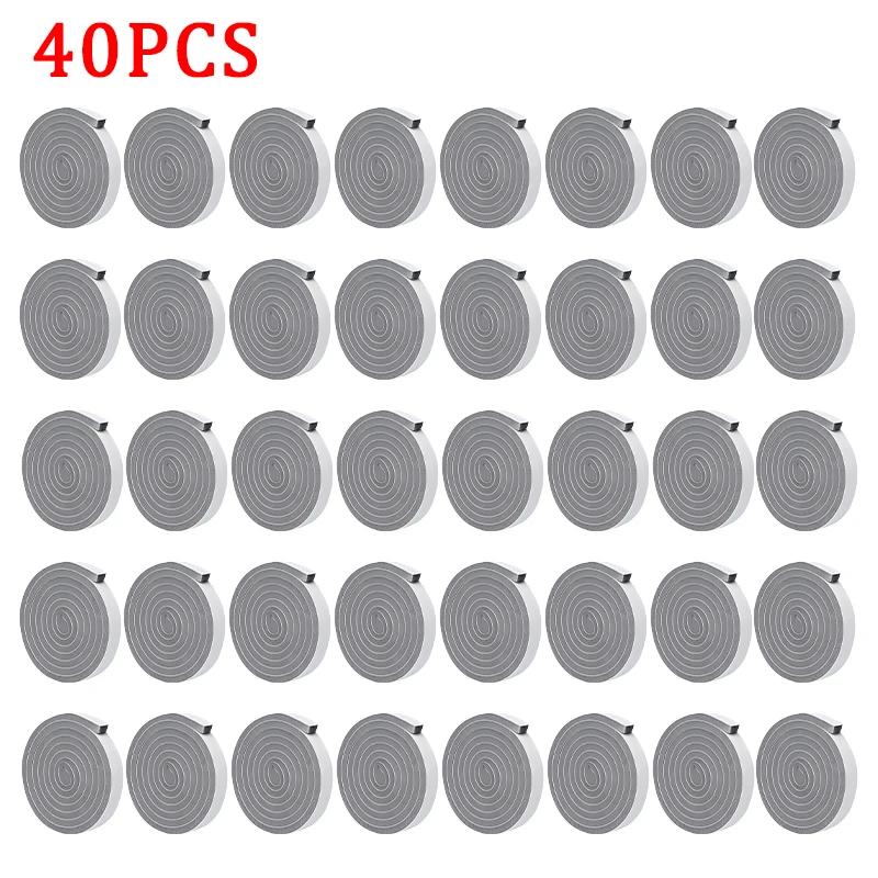 Grey Doors and Windows Soundproof Windproof Sealing Sponge with Adhesive Self-adhesive Strip Sliding Door Cabinet Sealing Tape