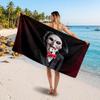 Large Beach TowelSaw Billy the Puppet Soft Absorbent Towel Beach Bath Home Use