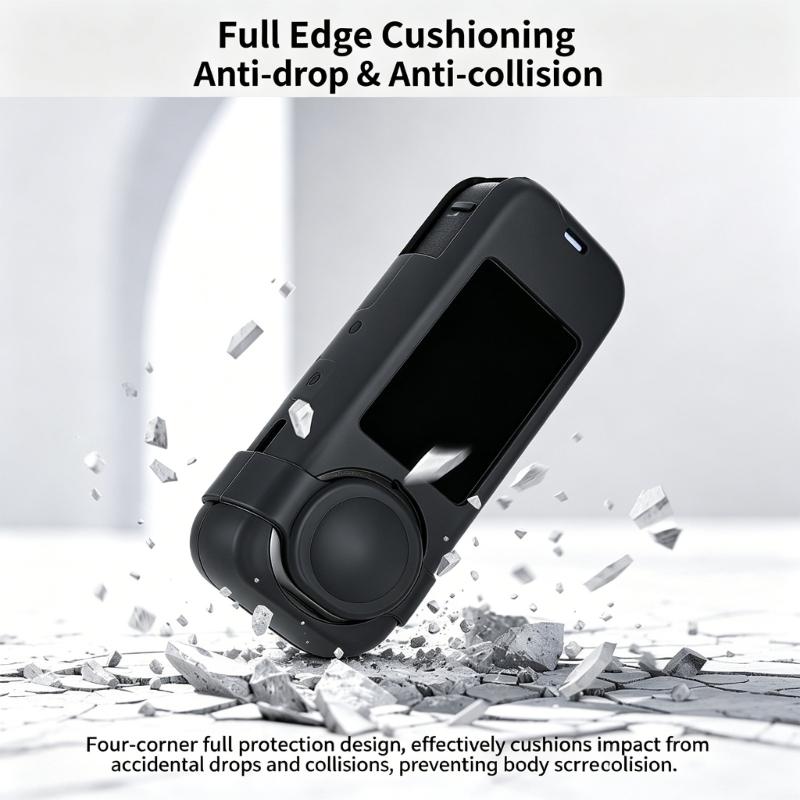 Premium Elastic Silicone Protective Cover For X4 Air Camera Case Shockproof And Scratch Resistant Lens Cover AntiSlip