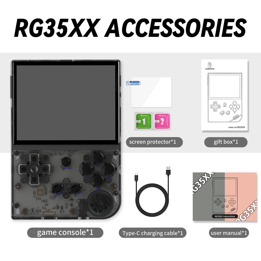 RG35XX Retro Handheld Game Console Portable Handheld Game Console With 2600mAh Battery 3.5 Inch Screen Game Controller