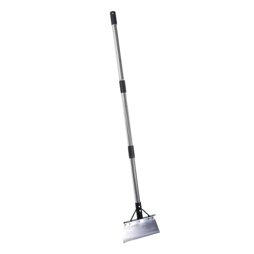Multifunctional Garden Cleaning Shovel Flat Spade with 47.2in Adjustable Detachable Handle Floor Snow Ice Scraper for