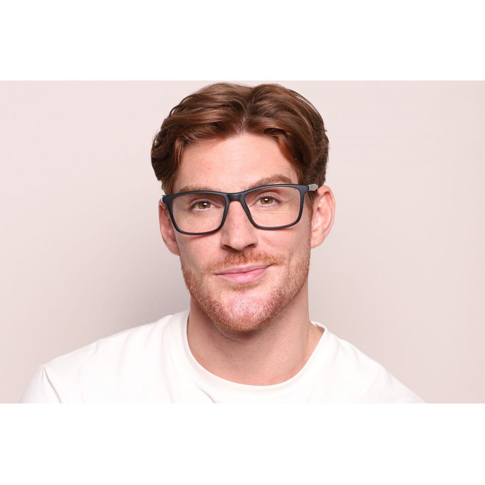 Full Rim Square Matte Black Smartbuy Collection Hedi M7022 C3 Fashion Unisex Eyeglasses