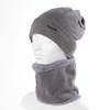 Winter Cold Weather Knit Neck Warmer, Mock Toshi Beanie Hat Set