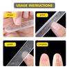 1/8 st Glasnagelpolerare Uppgraderad Glasnagelfil för Naturliga Naglar Nano Nagelslipar Kristallglanspolerare, Professionell Manikyr