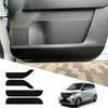 SHAOHAO Door Kick Guards for New Nissan Sakura B6 Series Custom Interior Door Trim Interior PU Leather with Carbon Fiber Easy 4 Pieces (R4~) - Parts,