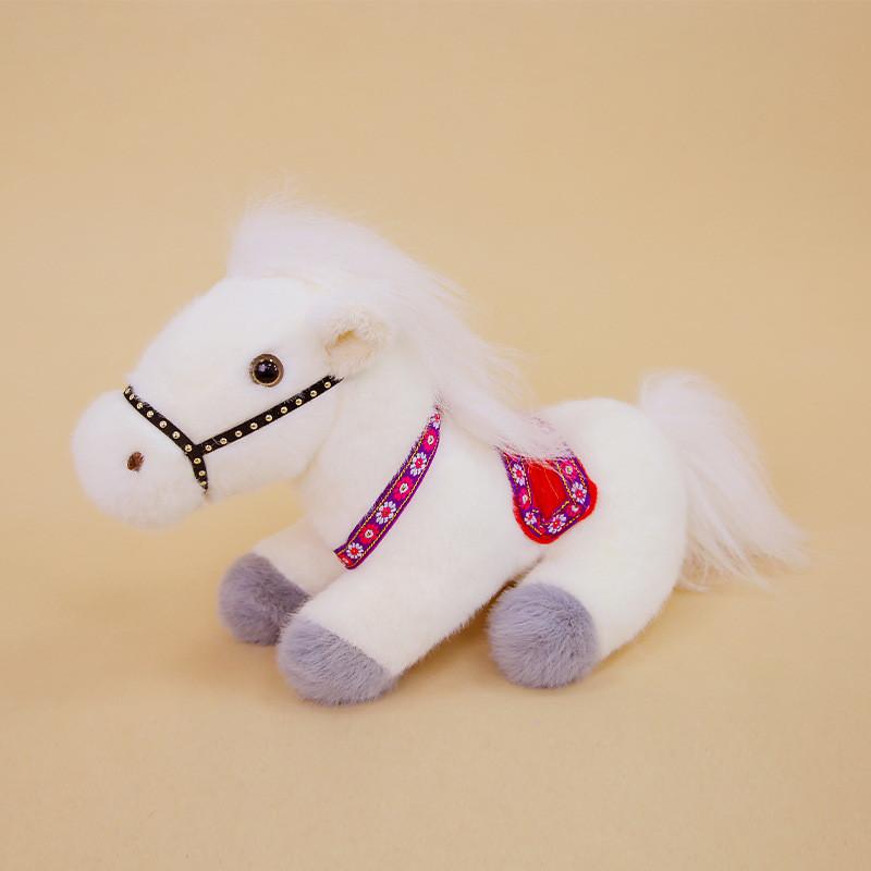 Plush Horse Toy With Polyester Fiber Fill For Kids Birthday Gift