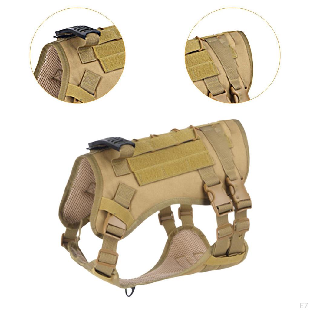 Breathable Pet Harness with Easy Control Handle, Dog Vest.