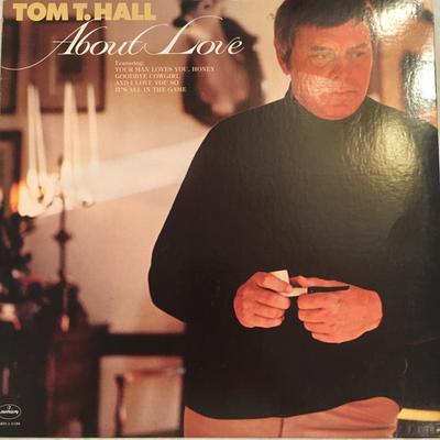 LP Record TOM T. HALL - About Love SRM11139 Mercury 1977 US Folk Used