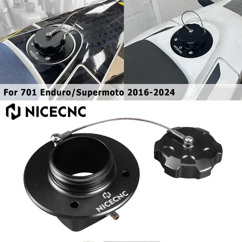 NICECNC For Husqvarna 701 SM Supermoto Enduro 2016-2024 Motorcycle Fuel Filler For GasGas 700 Enduro Supermoto 2022-2024