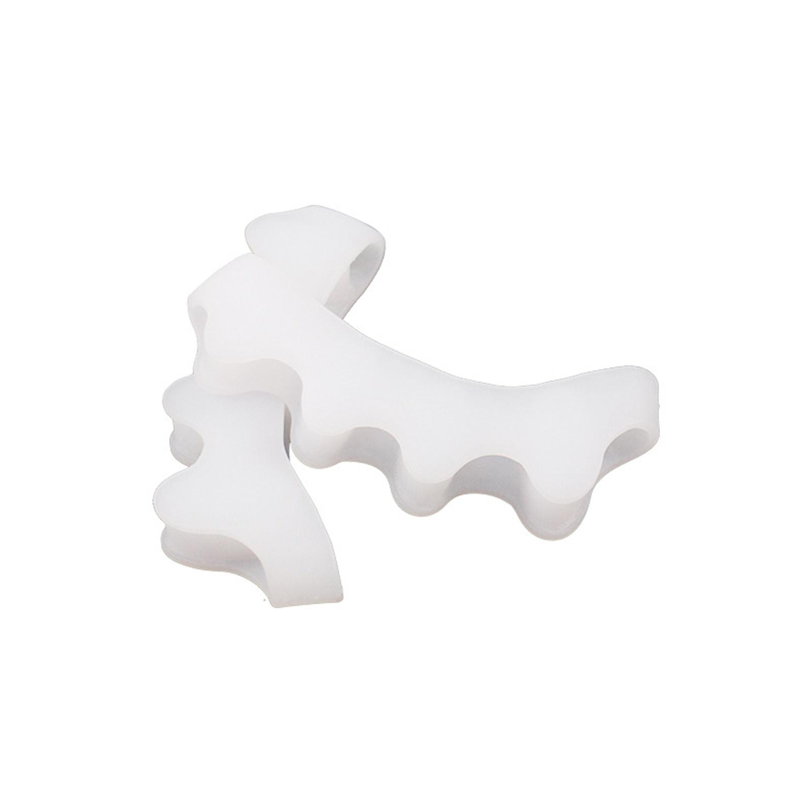 

Разделитель пальцев ног, корректор для пальцев ног с пятью отверстиями, выпрямитель для пальцев ног, для лечения искривленных мизинцев, накладывающихся друг на друга мозолей, облегчение боли S