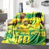1pc Neymar11 Blanket, Gift, for Men and Women, Soft Blanket, Good for Sofa Bed Couch Travel, Lightweight Flannel Blanket
