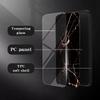 For iPhone 16 Pro Case Marble Pattern Tempered Glass+PC+TPU Protective Phone Cover
