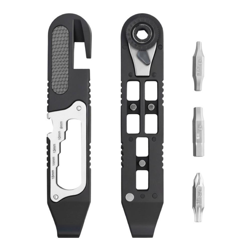 Multifunctional Bicycle Wrench Set High Strength Tire Prying Rod  Bike Repair чёрный