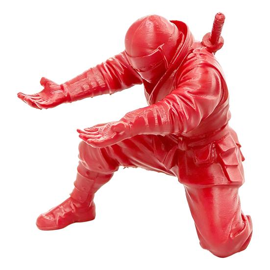 

Ninja Pen Holder 3D Printed Samurai Pencil Stand Warrior Figurine Desktop Organizer for Office Desk Accessories Gag Gift for Men Coworkers 5cm красный
