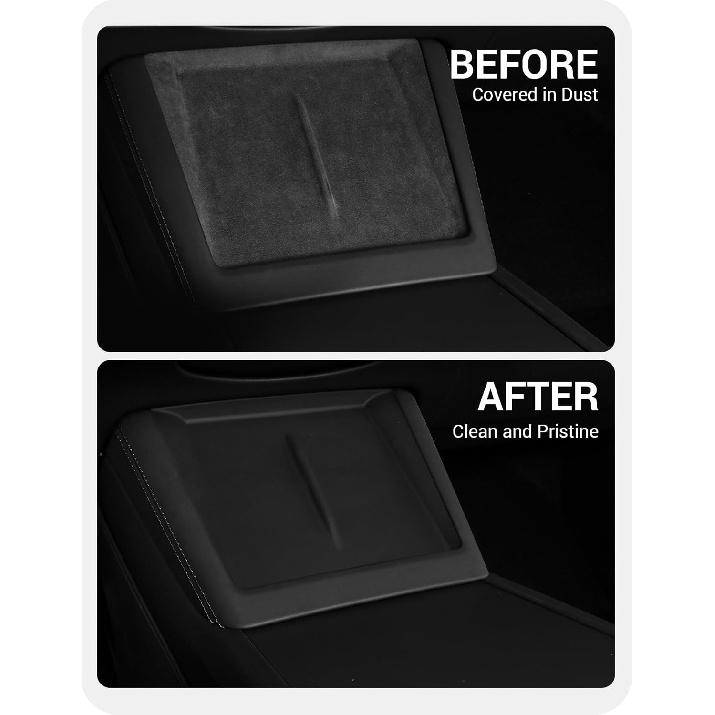 BASENOR 2026 Upgrade Center Console Wireless Charger Mat for 2024 2025 2026 Model 3 Highland Silicone Cover Wireless Charging Phone Pad [Proprietary