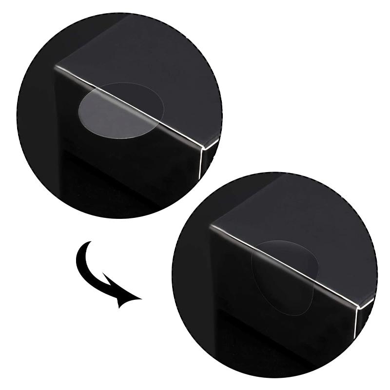 500Pcs/Roll Round Transparent Stickers Sealing Clear Label Decal Decoration For Candy Cookie Biscuit Dessert Bag