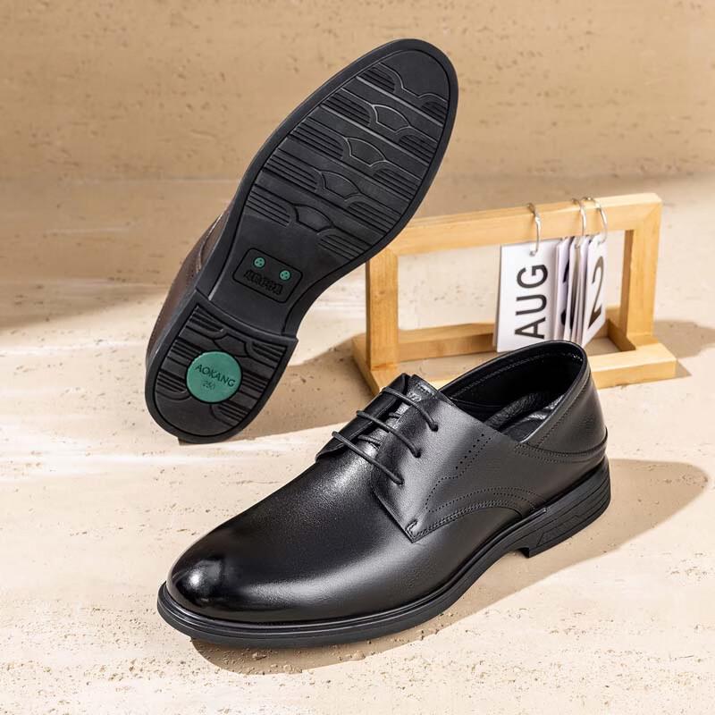 Aokang Men s Formal Leather Derby Shoes 42