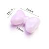 5Pcs Candy Color Bow Acrylic Beads Charms Cute Cream Color Bowknot Loose Beads for Bracelet Necklace Jewelry Making Accessories